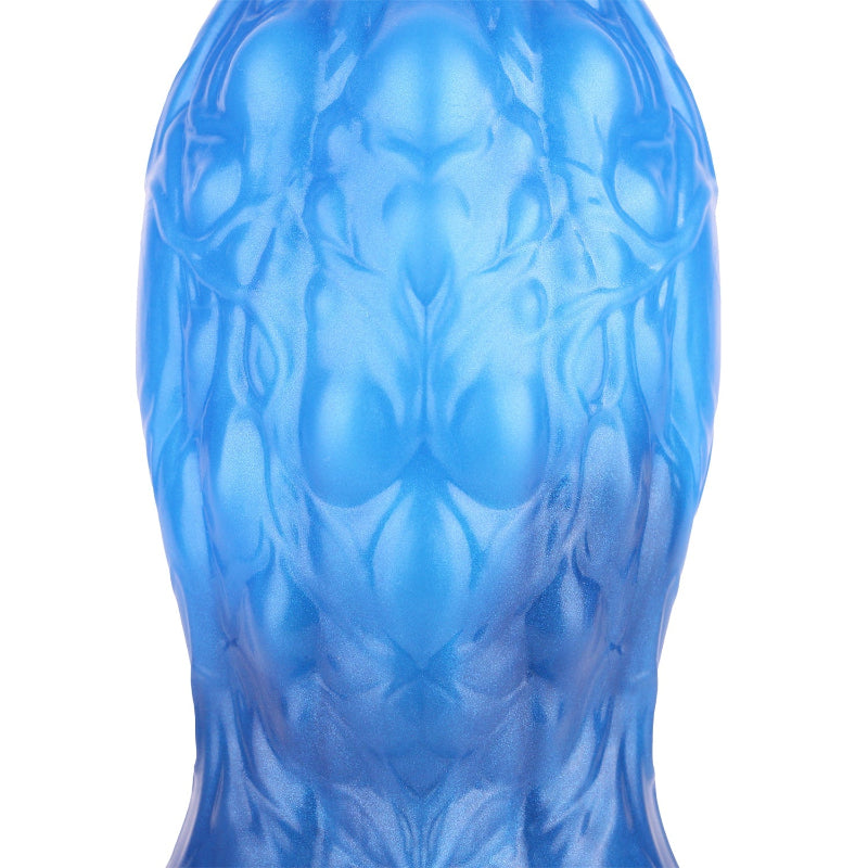 21 CM Blau Dog Knotdildo Dual Density