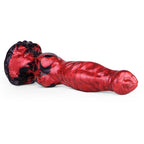 21 CM Dog Knotdildo Rot Suction Cup