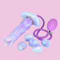 21 CM Fantasy Knospenförmig Blau Ovipositor