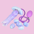 21 CM Fantasy Knospenförmig Blau Ovipositor