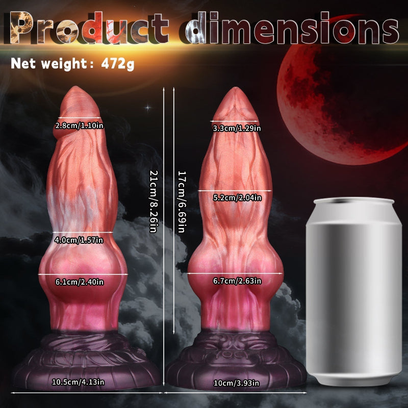 21cm Knotdildo Spitz Dog Silicone