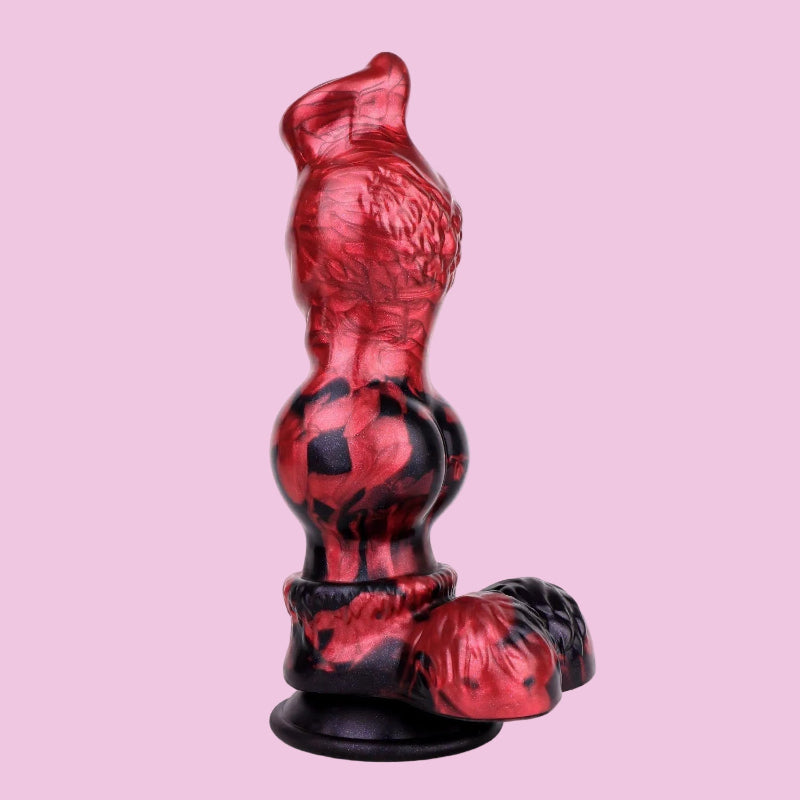 23 CM Monster Fantasy Dog Knotdildo mit Suction