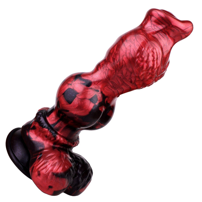 23 CM Monster Fantasy Dog Knotdildo mit Suction