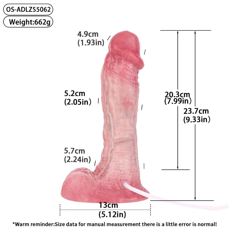 24 CM Big Venen Squirting Realistic Dildo