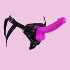 24 CM Lila Soft Strap On Dildo für Paare