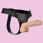 24 CM Vac-U-Lock Vibrating Realistic Umschnalldildo