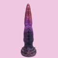 27CM Lila Silicone Gebogen Tentacle Dildo