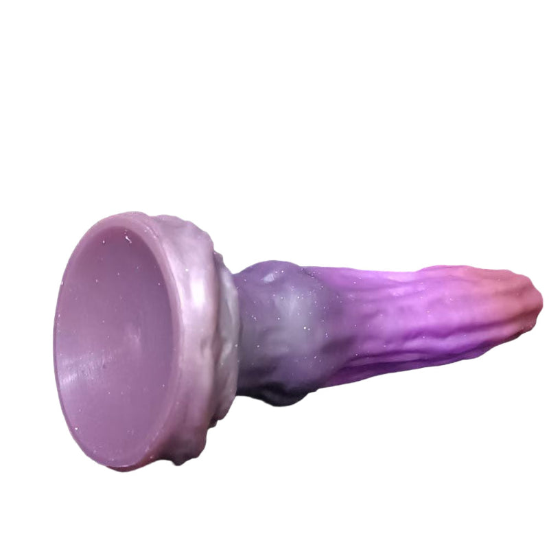 27CM Lila Silicone Gebogen Tentacle Dildo