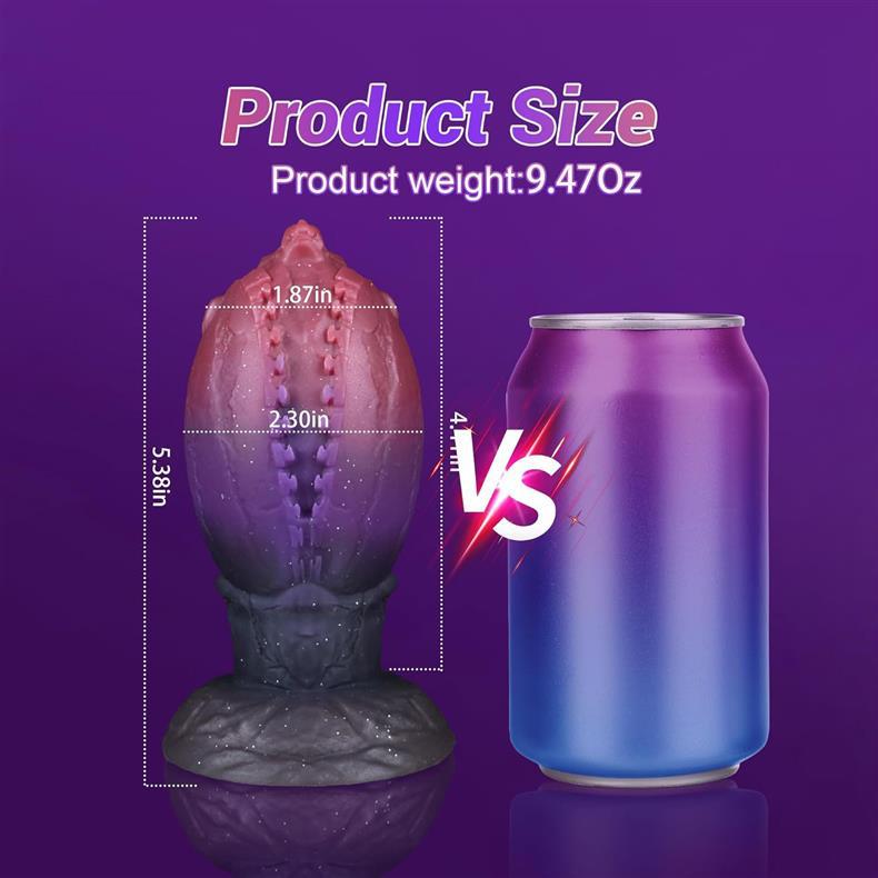 Fantasy Adinosaurierförmig Ei Silicone Huge Buttplug