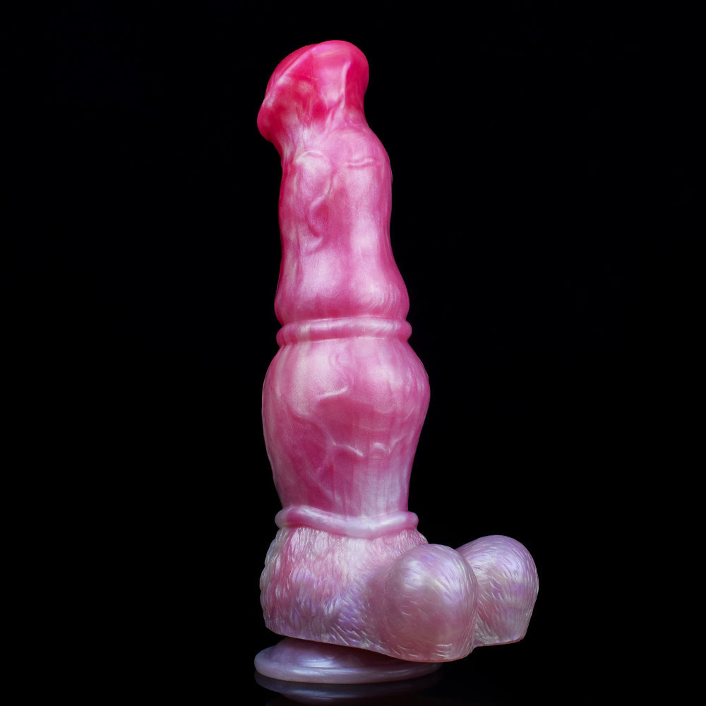 26 CM Verlaufendes Rosa Niedlich Horse Dildo