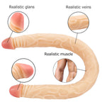 55 CM Extra Langer Flesh Realistic Double Dildo