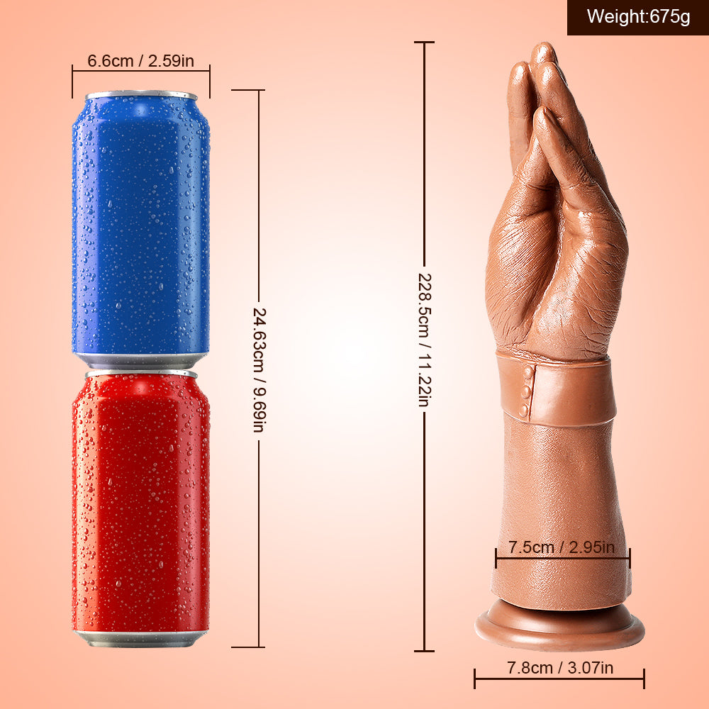 28 CM Braun Hand Realistic Fist Dildo