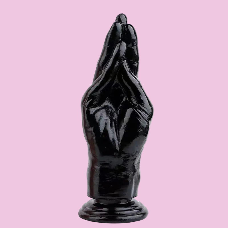 21 CM Schwarz Kurz Hand Fisting Dildo