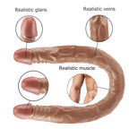 55 CM Lesbian Extra Long Realistic Double Dildo