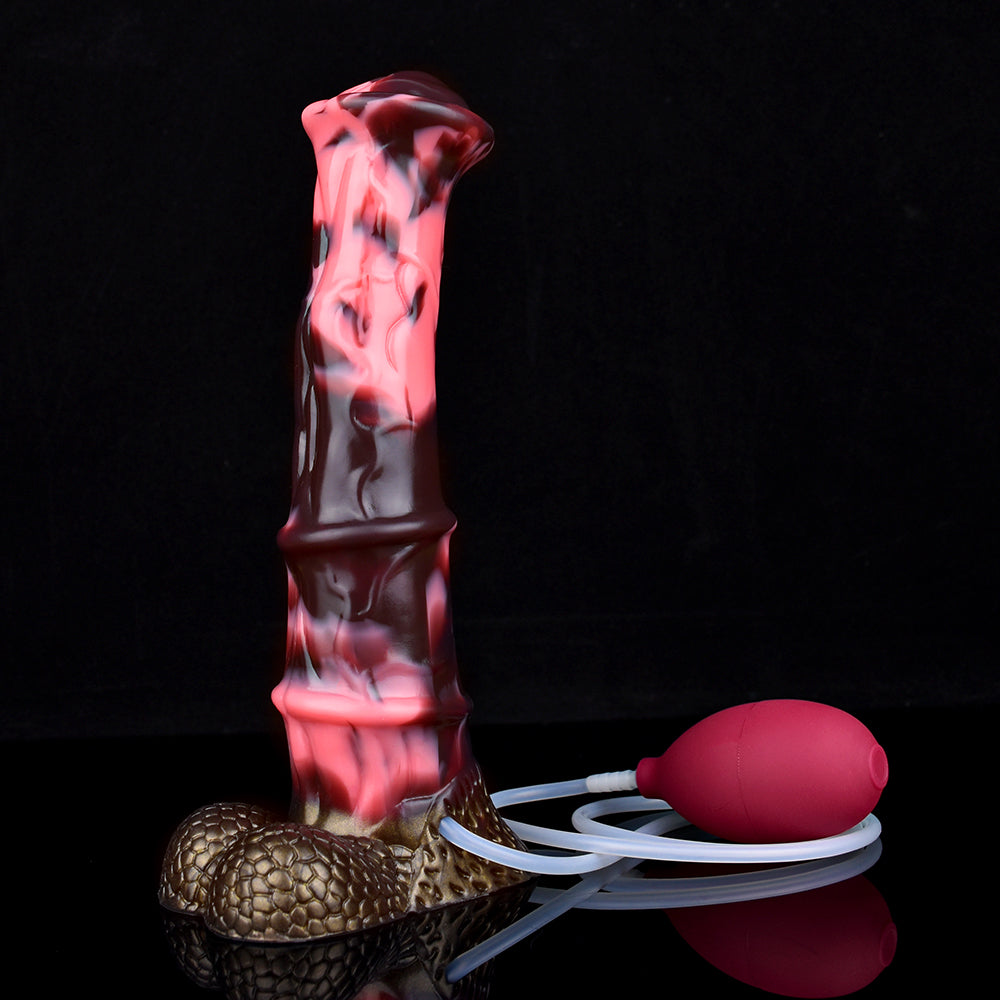 24 CM Suction Cup Horsecock Squirting Dildo