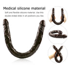 55 CM Kaffeebraun Extra Langer Double Dildo