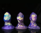 Fantasy Lila Meteoritisch Silicone Huge Buttplug
