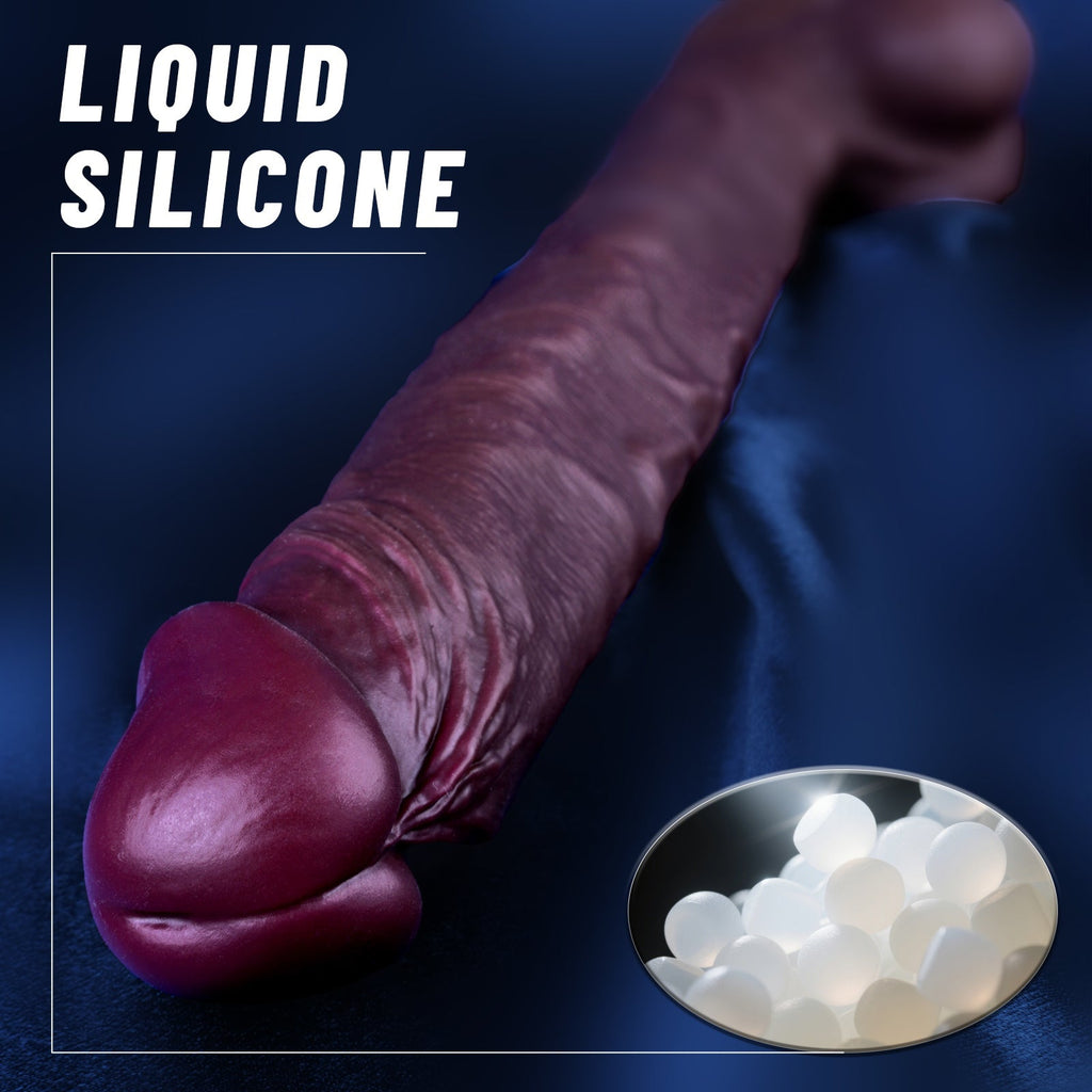 42 CM Extrem Long Dual Density Braun Dildo