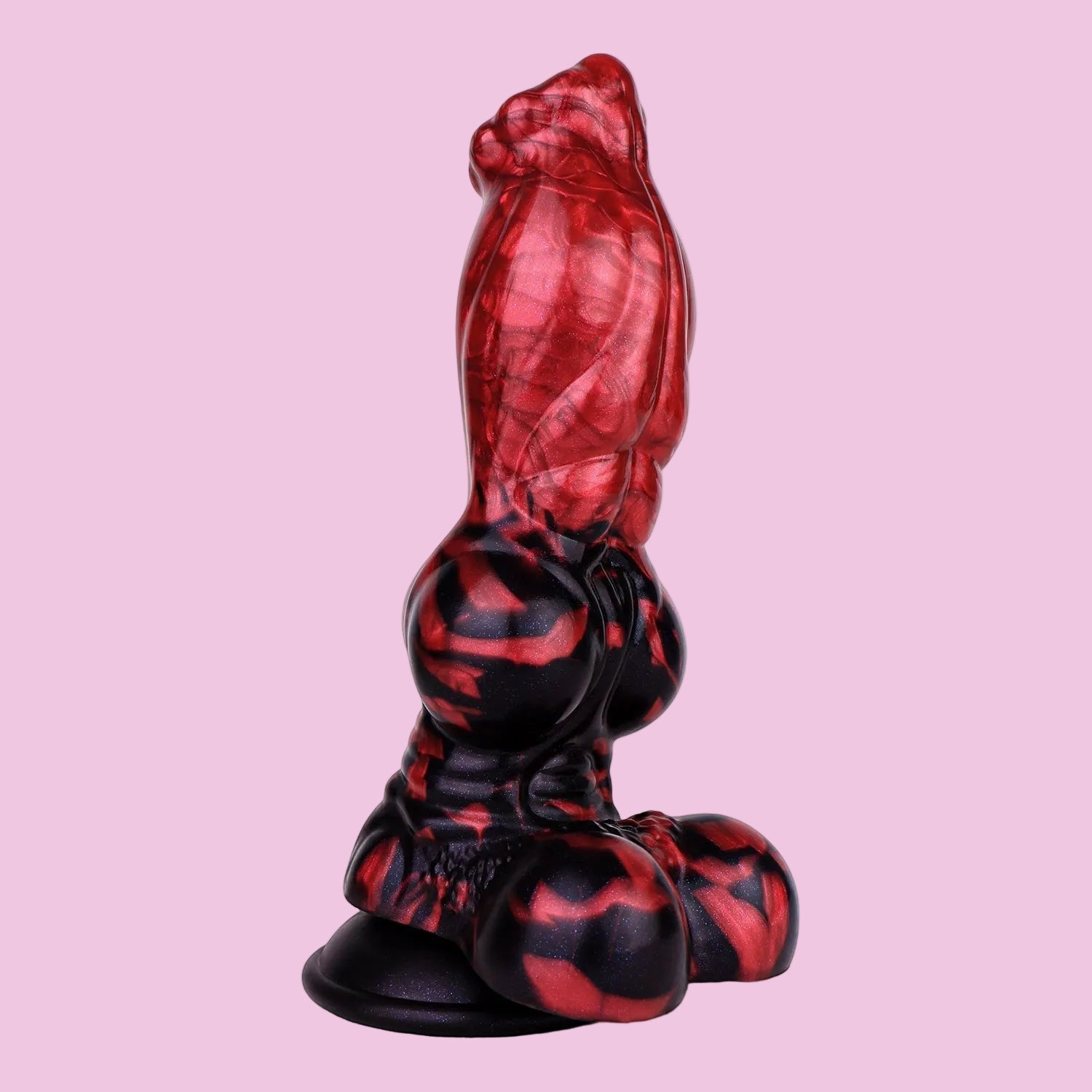 21 CM Animal Monster Knotted Silicone Hundedildo