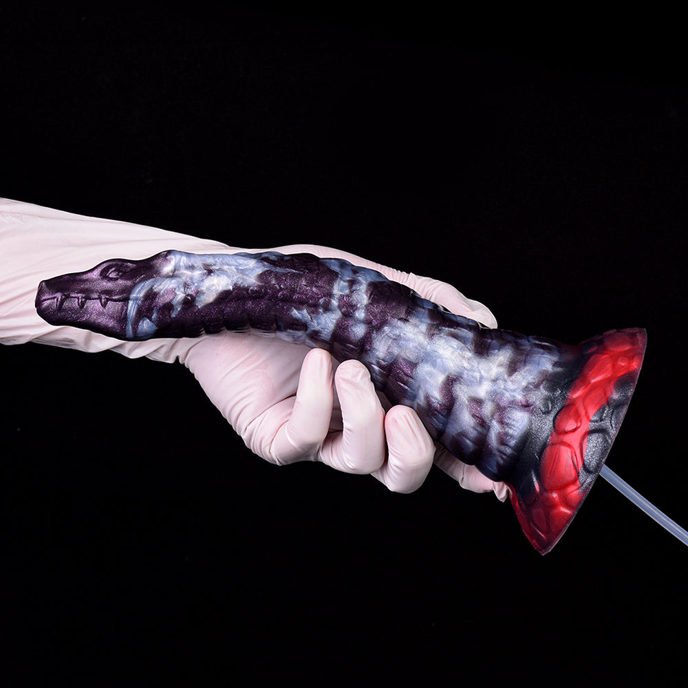 25 CM Lila Squirting Soft Animal Dragon Fantasy Dildo