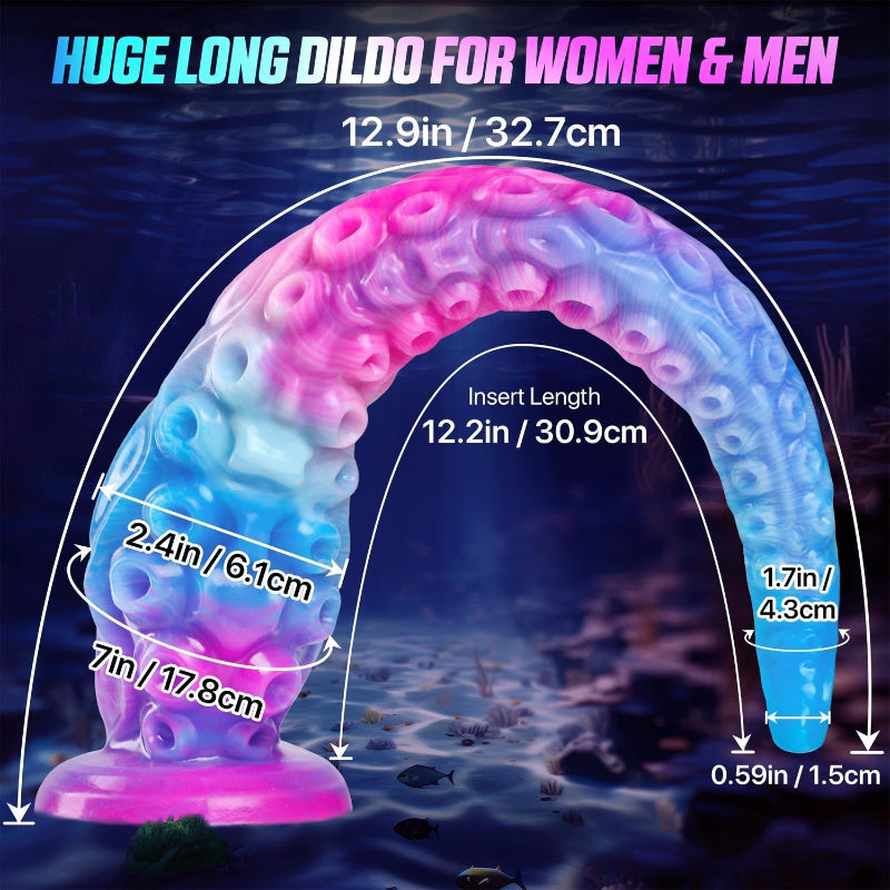 33CM Silicone Fantasy Long Tentacle Dildo