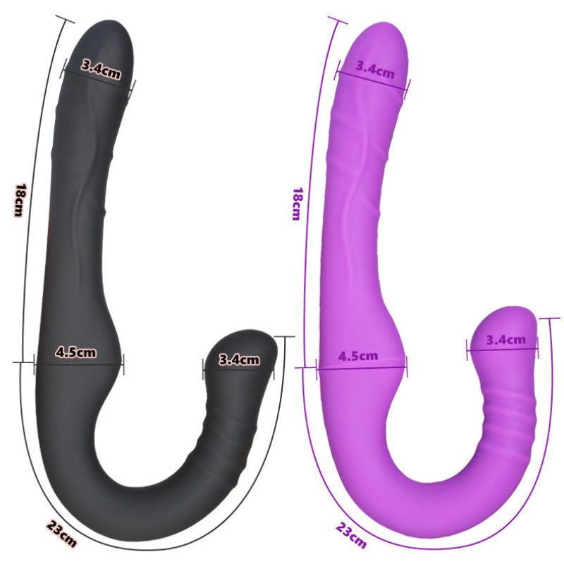 33 CM Hook Double Headed Strapless dilldo