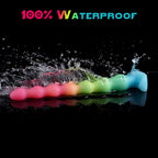 36CM Rainbow Beads Im Dunkeln Leuchtend Tentacle Dildo