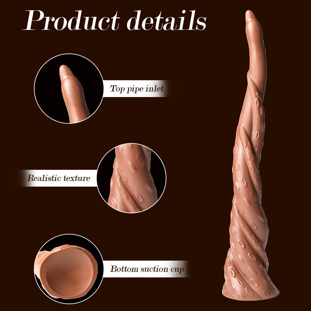 44 CM Silicone Langer Analplug Tentakel Dildo