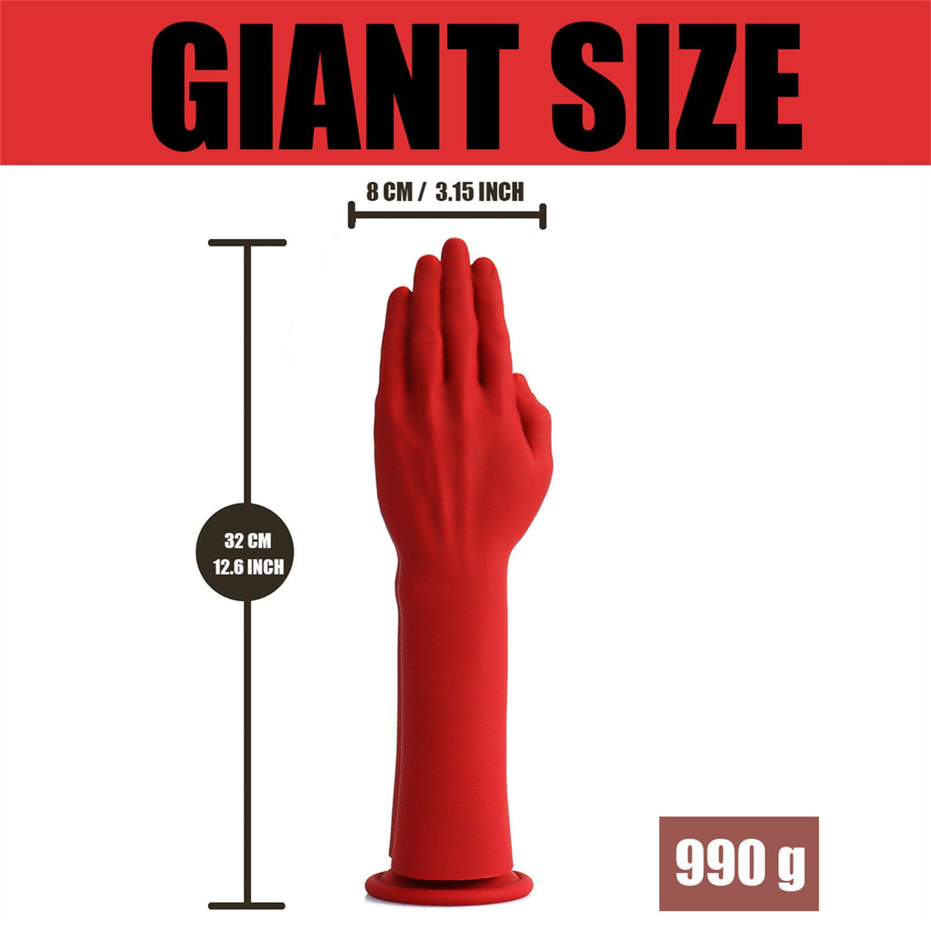 32 CM Einfarbig Fisting Dildo mit Suction Cup