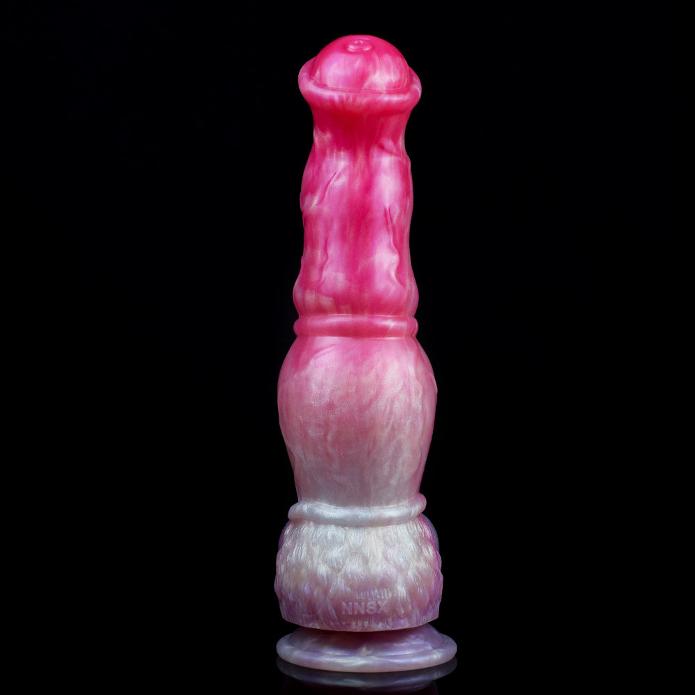 26 CM Verlaufendes Rosa Niedlich Horse Dildo