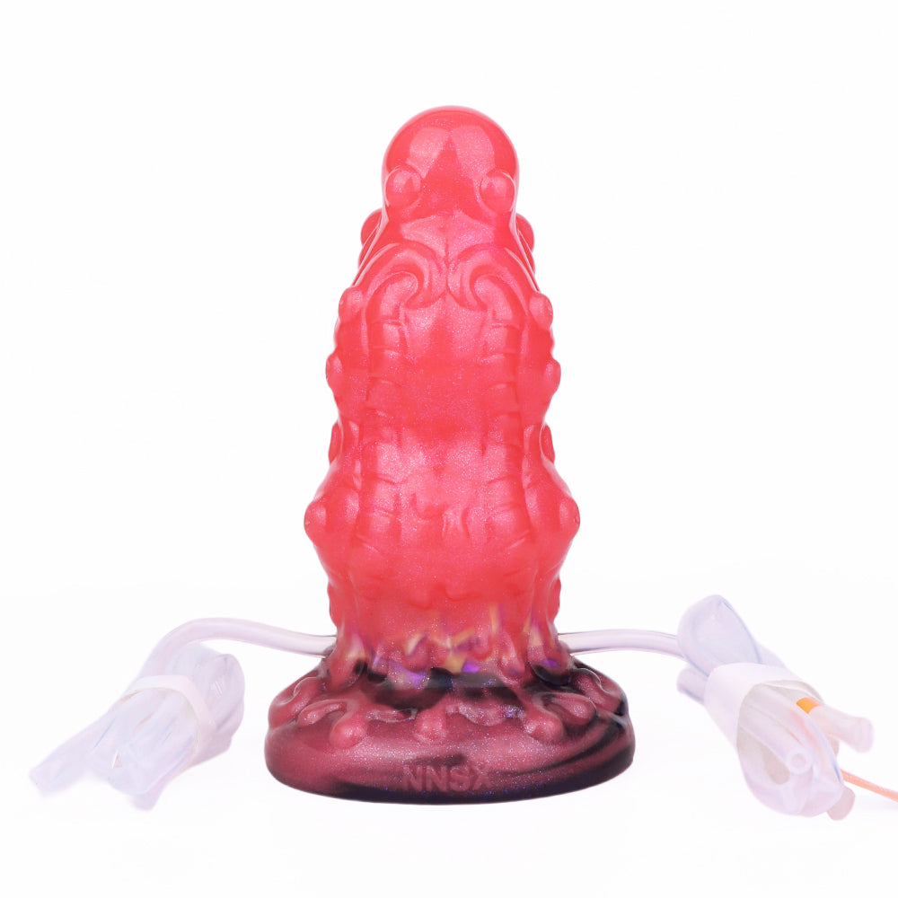 15CM Rot Tentakel Cumming Aufblasbarer Dildo Analplug