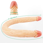 55 CM Extra Langer Flesh Realistic Double Dildo