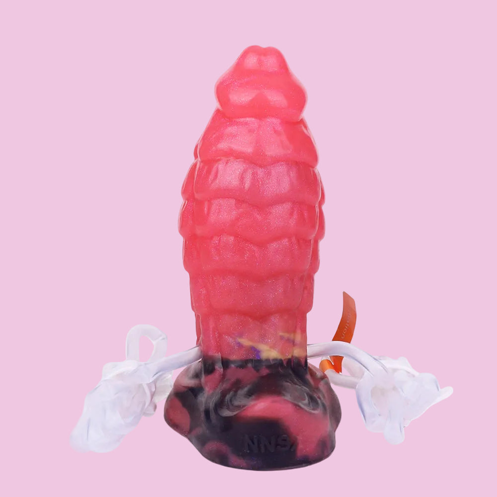 13  CM Rot Squirting Monster Aufblasbar Buttplug