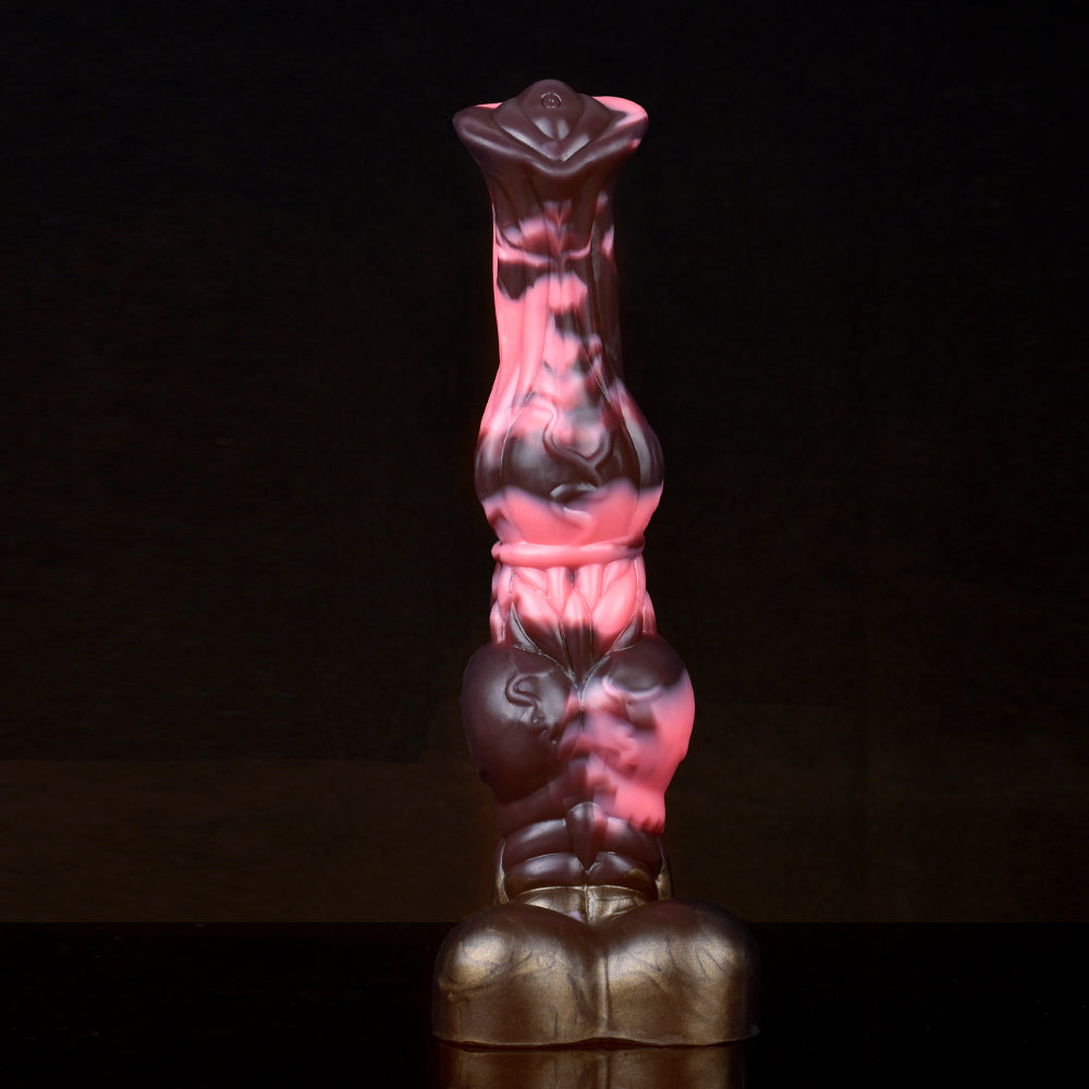 26 CM Länge Platinsilikon Knot Horsedildo
