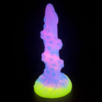21 CM Lila Leuchtend im Dunkeln Tentakel Dildo