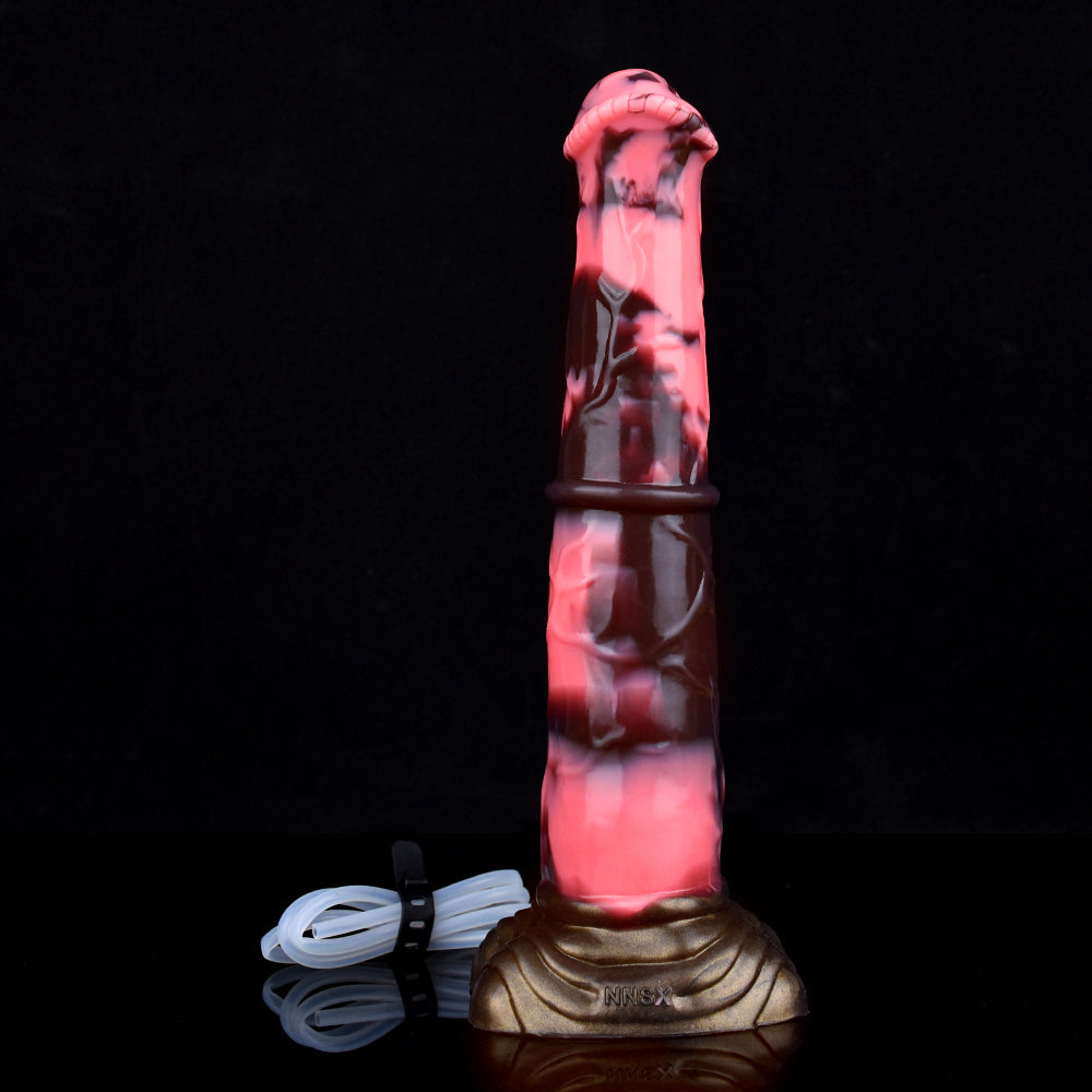 27 CM Gerade Horse Suction Cup Squirting Dildo