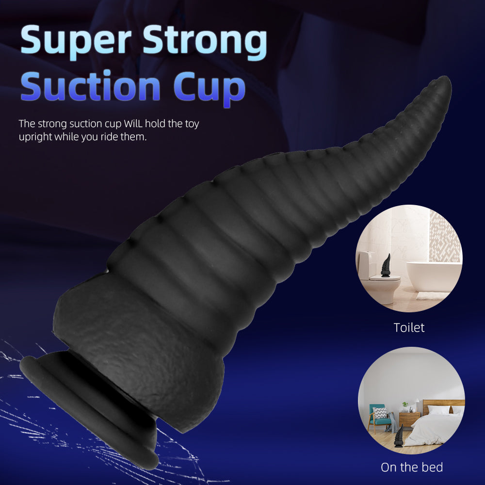 20 CM Schwarz Analpulg Thick Tentakel Dildo