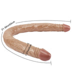 55 CM Lesbian Extra Long Realistic Double Dildo