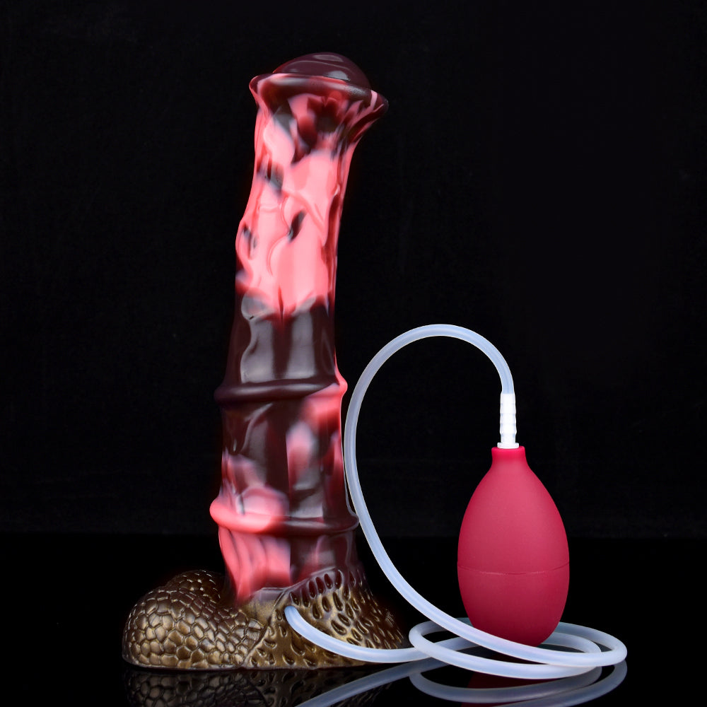 24 CM Suction Cup Horsecock Squirting Dildo
