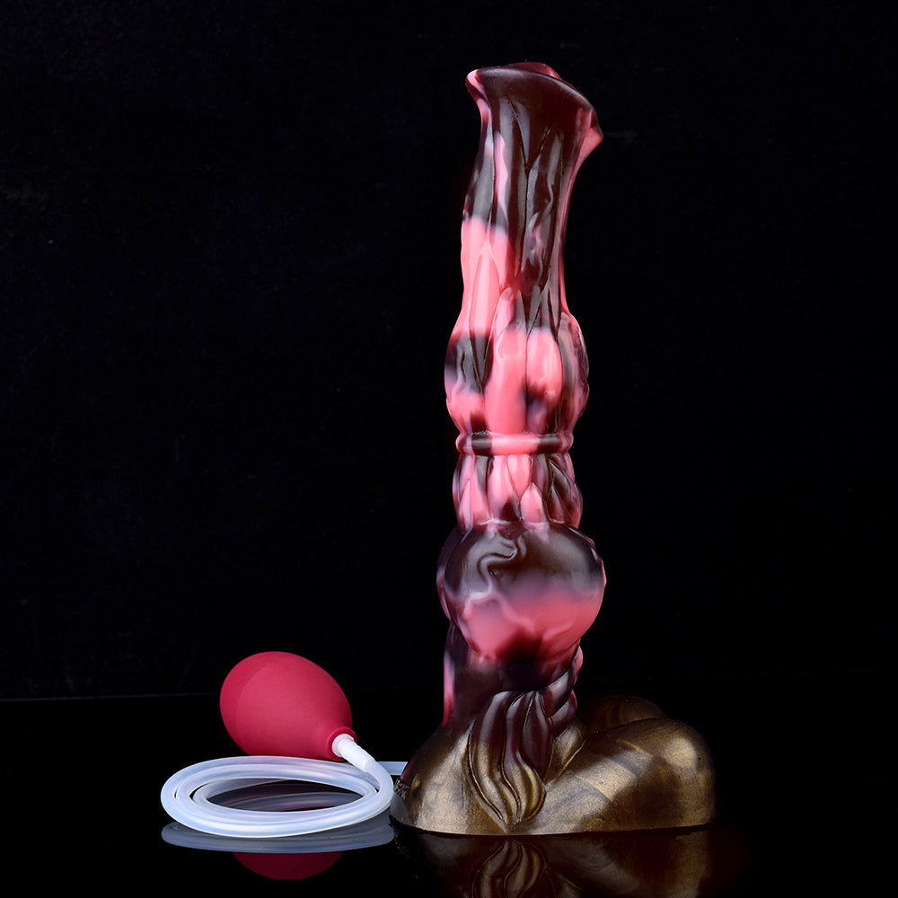26 CM Squirting Fantasy Knot Horsedildo