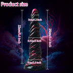 25 CM Gewindeartig Kegel Tentakel Anal Dildo