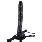 43 CM Long Peni Schwarz Strap On Dildo