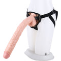 43 CM Natural Long Strap On Dildo