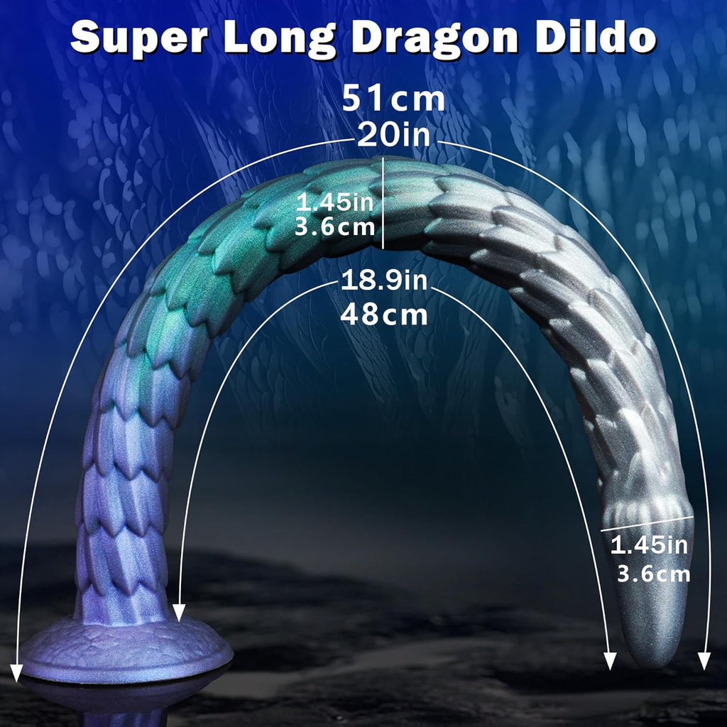51CM Tentacle Long Soft Dragon Dildo