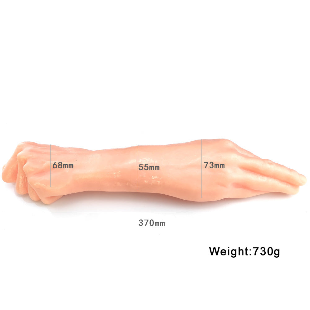 37 CM Realistic Fist Hand Long Doppeldildo