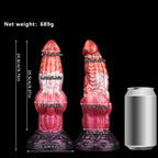25 CM Texturiert Knotted Monster Dragon Dildo