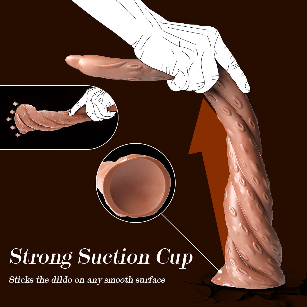 44 CM Silicone Langer Analplug Tentakel Dildo