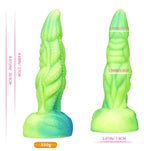 20 CM Grün Nachleuchtend Soft Silicone Dragon Dildo