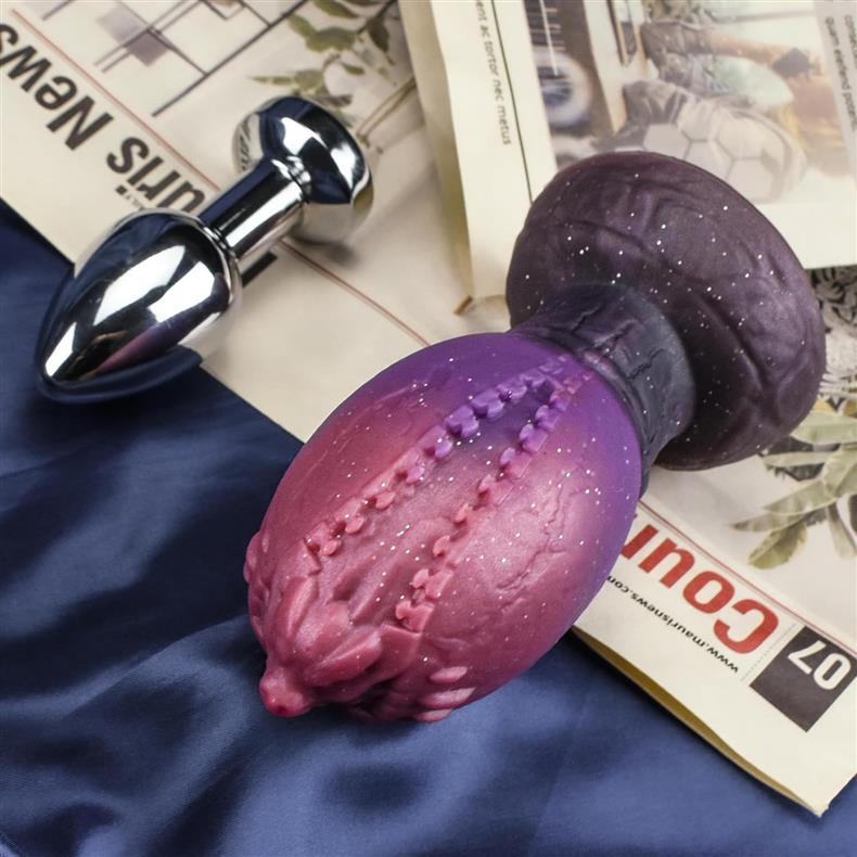 Fantasy Adinosaurierförmig Ei Silicone Huge Buttplug