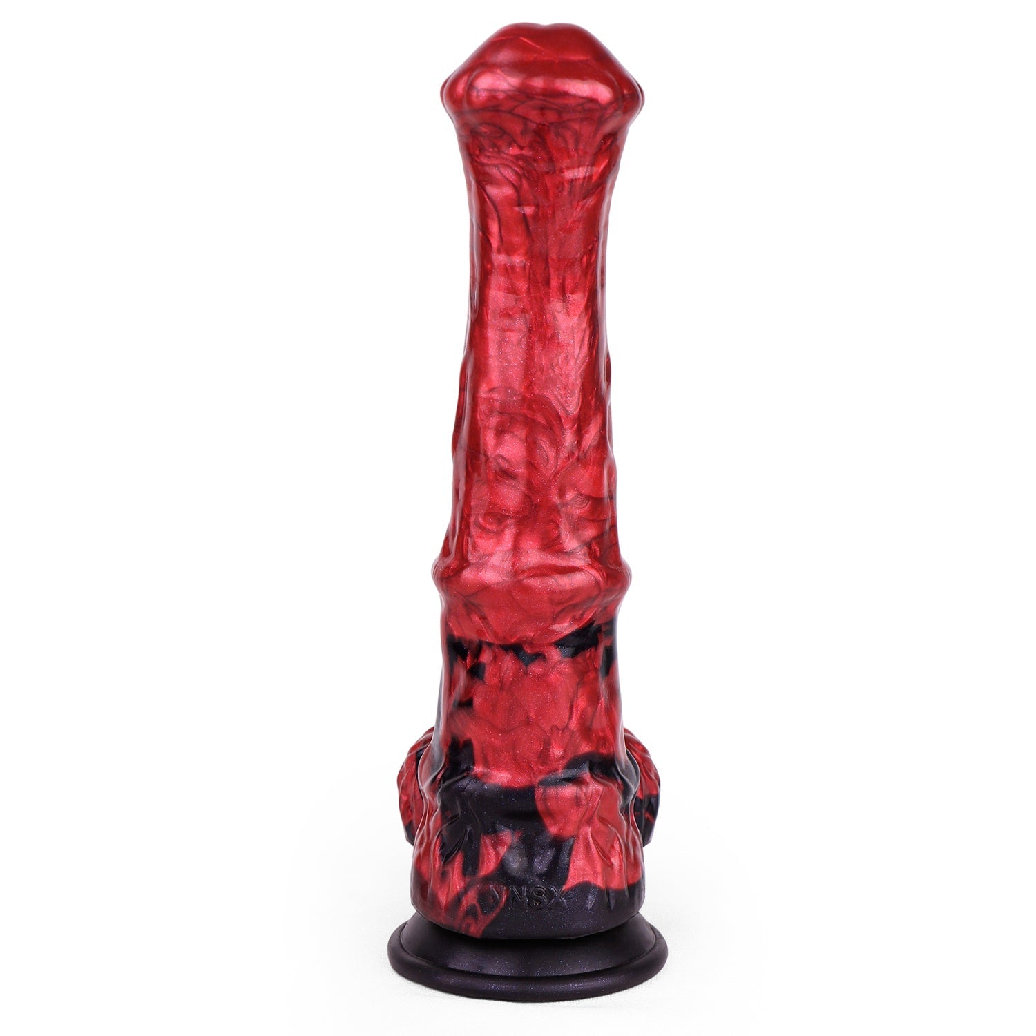 26CM Silicone Saugnapf Rot Horse Dildo